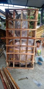 Proses Pengiriman Patung Tembaga